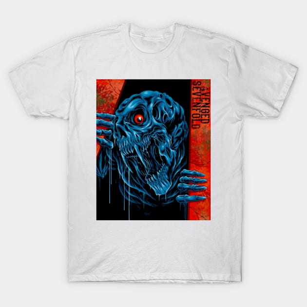 SEVENFOLD SKULL T-Shirt by TOSSS LAB ILLUSTRATION